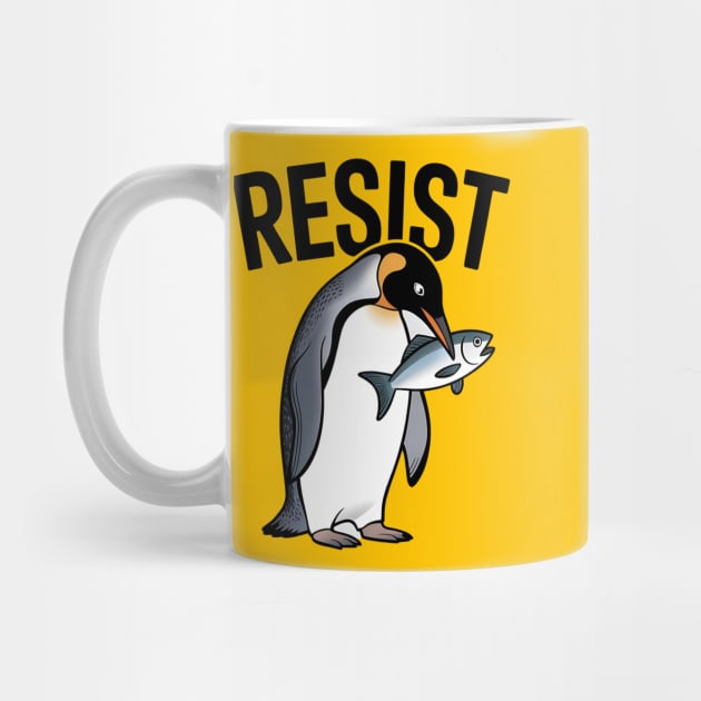 Penguin-Resist-Protest–Funny-Political-Animal-Activism-Design by ArtistTee ⭐⭐⭐⭐⭐